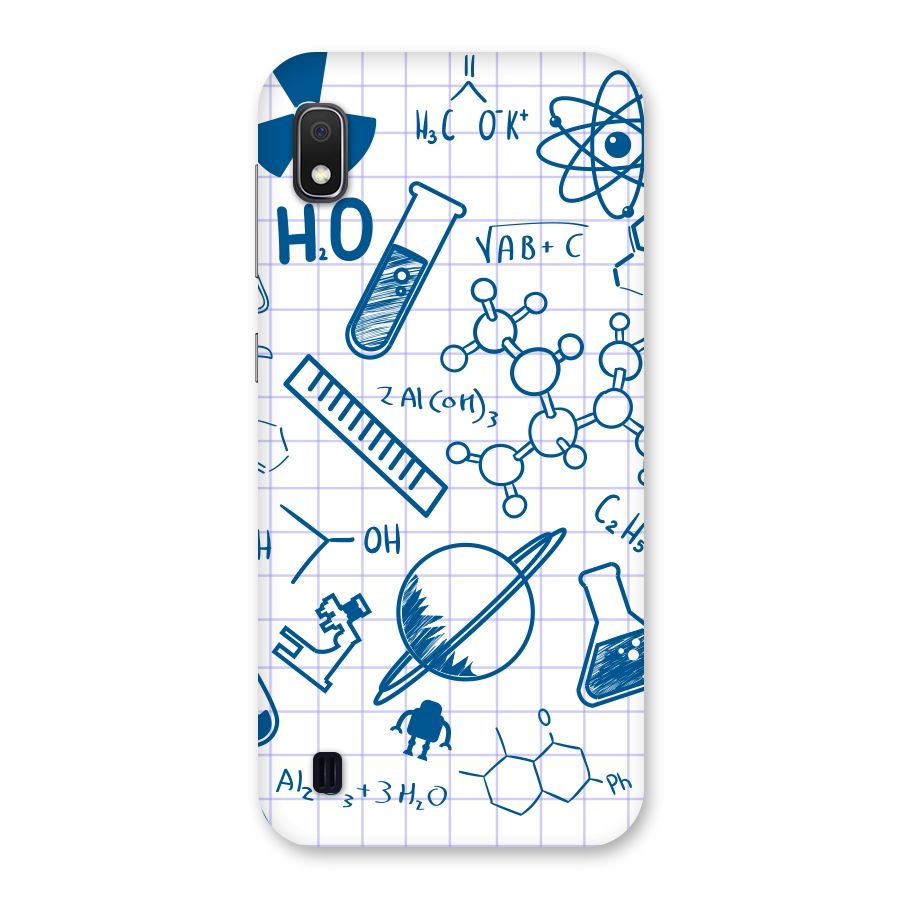 Science Notebook Back Case for Galaxy A10