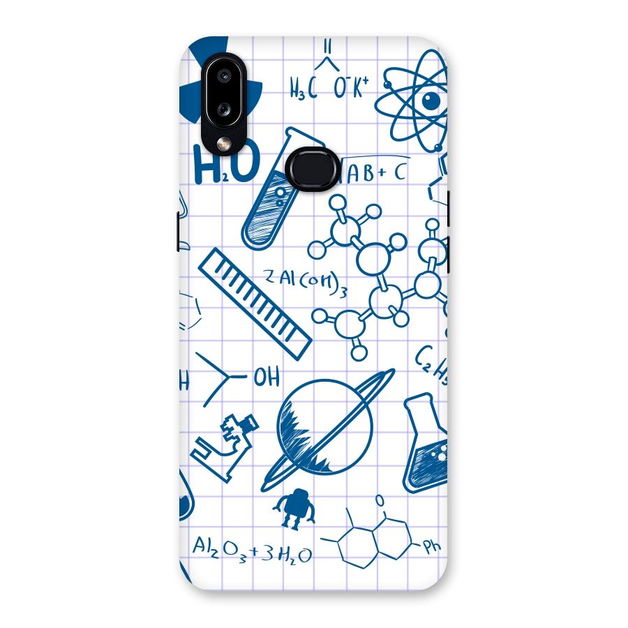 Science Notebook Back Case for Galaxy A10s