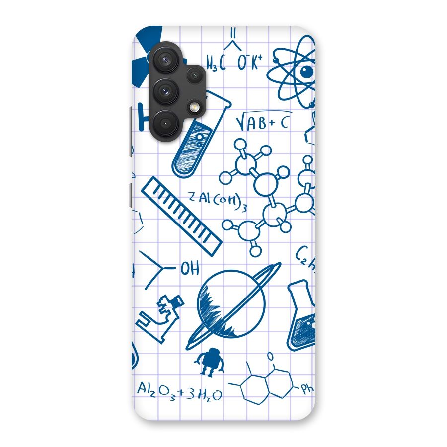 Science Notebook Back Case for Galaxy A32