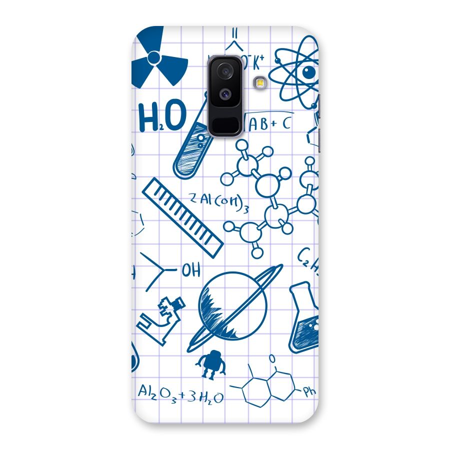 Science Notebook Back Case for Galaxy A6 Plus