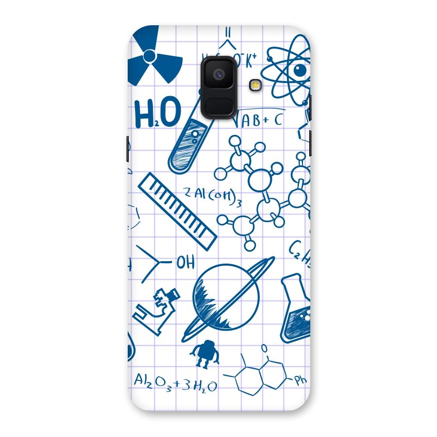 Science Notebook Back Case for Galaxy A6 (2018)