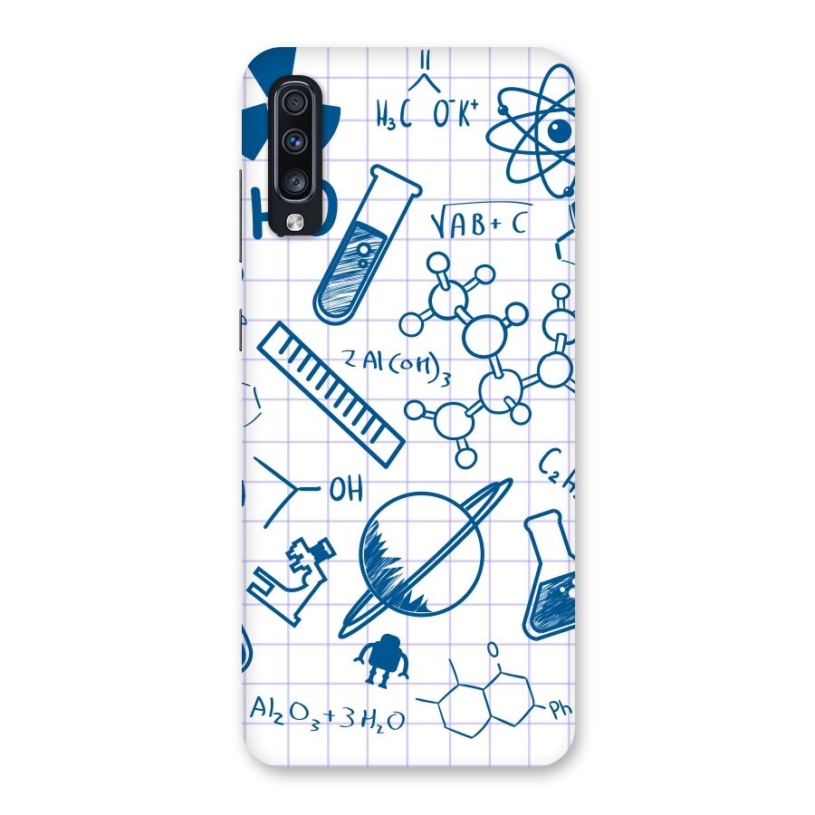 Science Notebook Back Case for Galaxy A70