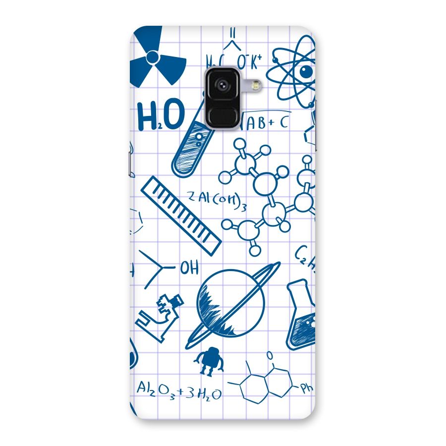 Science Notebook Back Case for Galaxy A8 Plus