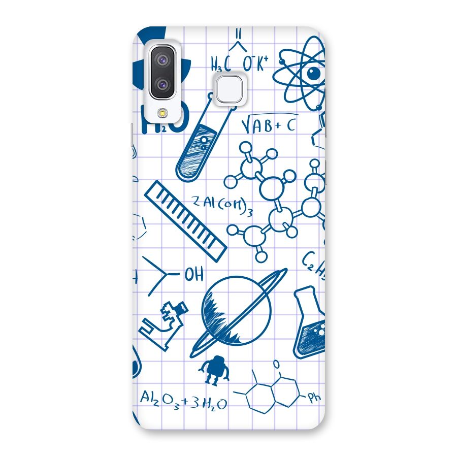 Science Notebook Back Case for Galaxy A8 Star
