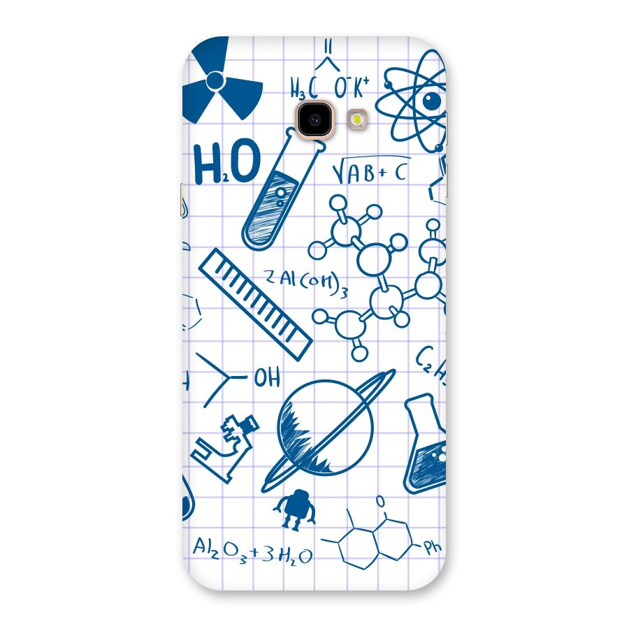 Science Notebook Back Case for Galaxy J4 Plus