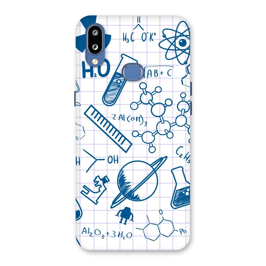Science Notebook Back Case for Galaxy M01s