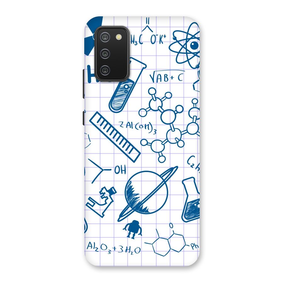 Science Notebook Back Case for Galaxy M02s