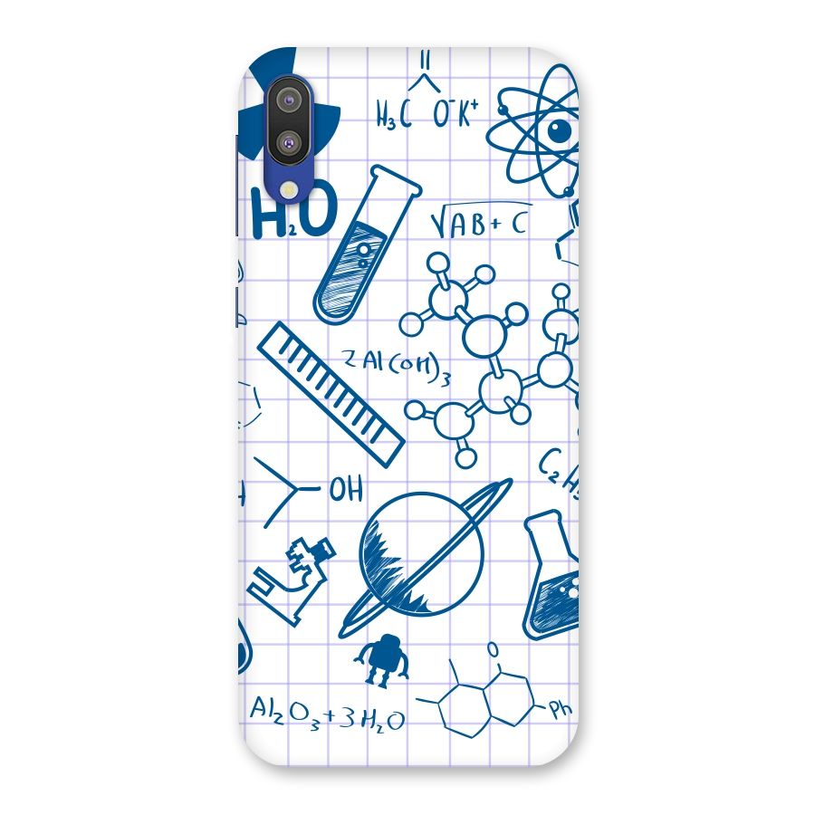 Science Notebook Back Case for Galaxy M10