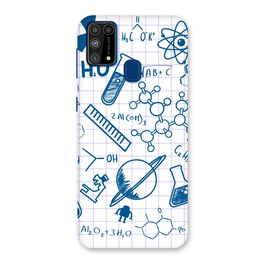 Science Notebook Back Case for Galaxy M31