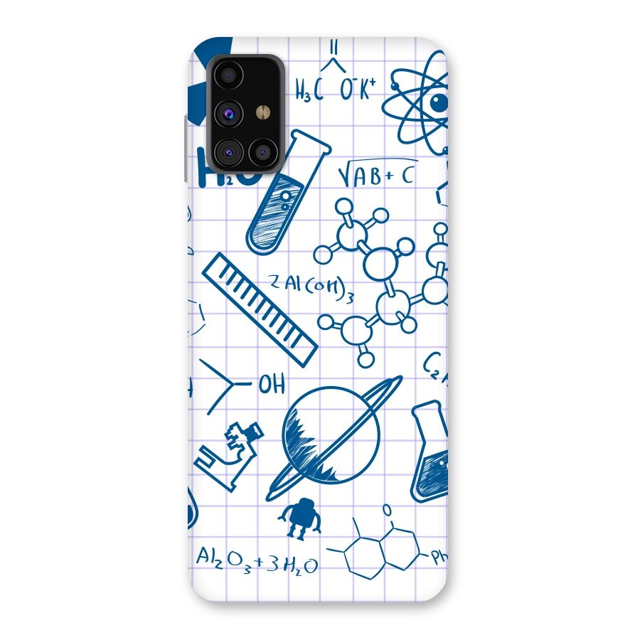 Science Notebook Back Case for Galaxy M31s