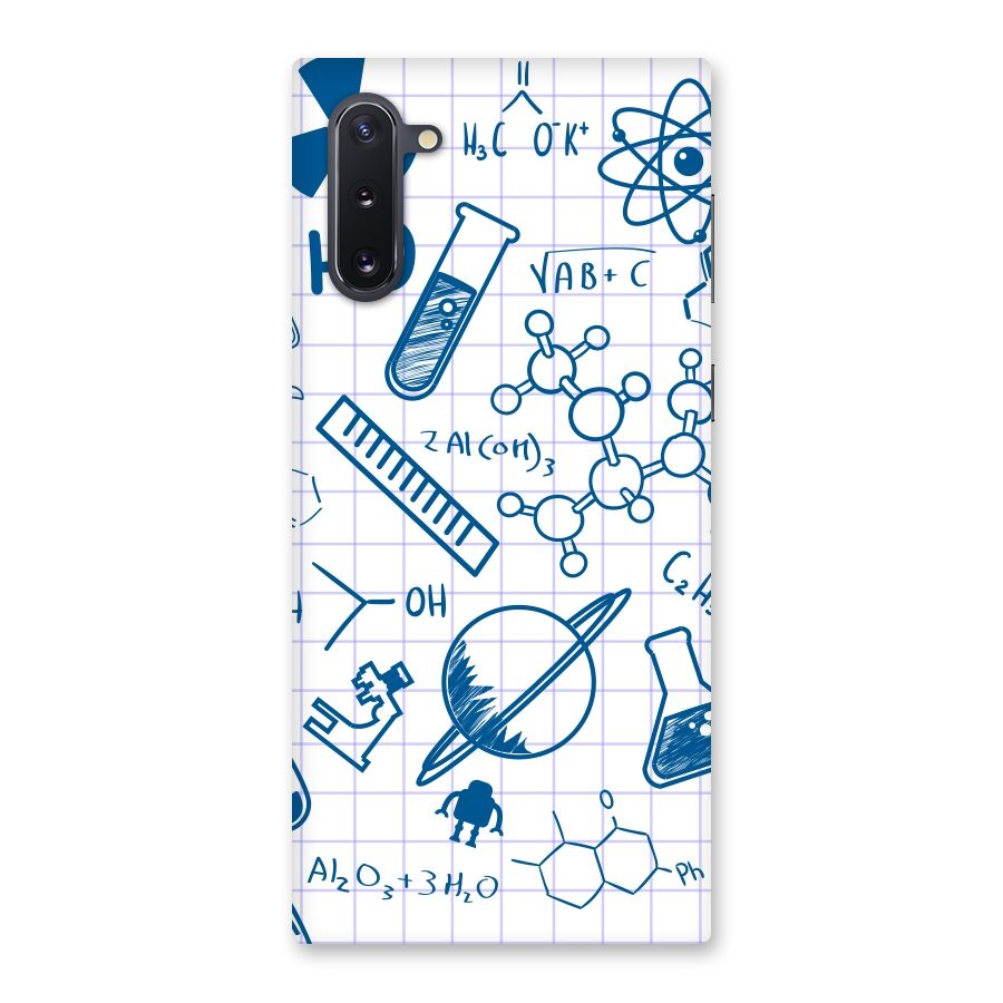 Science Notebook Back Case for Galaxy Note 10