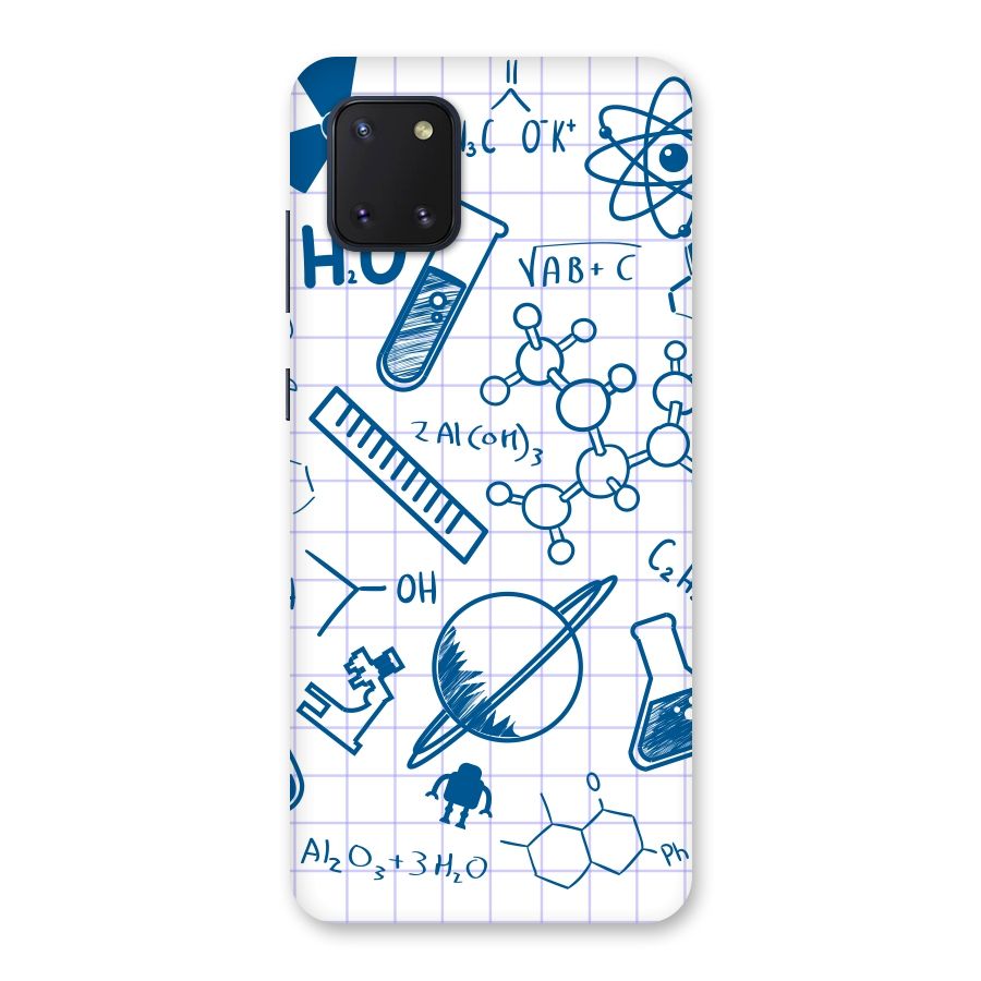 Science Notebook Back Case for Galaxy Note 10 Lite