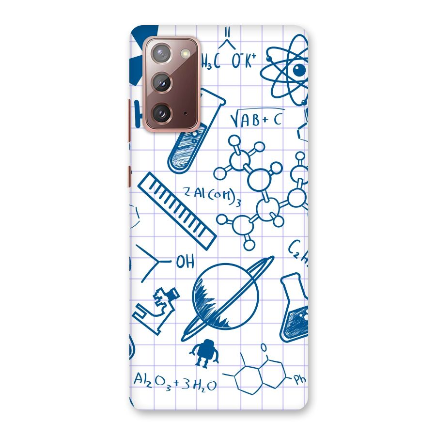 Science Notebook Back Case for Galaxy Note 20