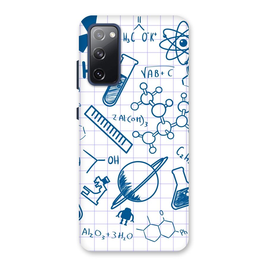 Science Notebook Back Case for Galaxy S20 FE
