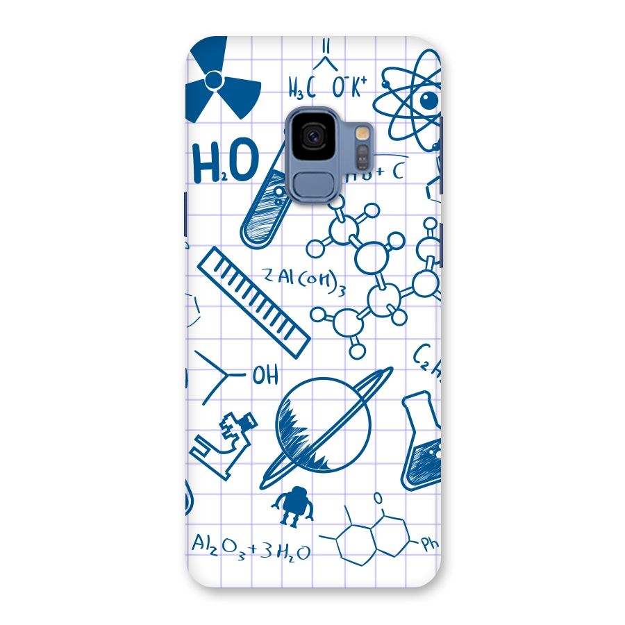 Science Notebook Back Case for Galaxy S9