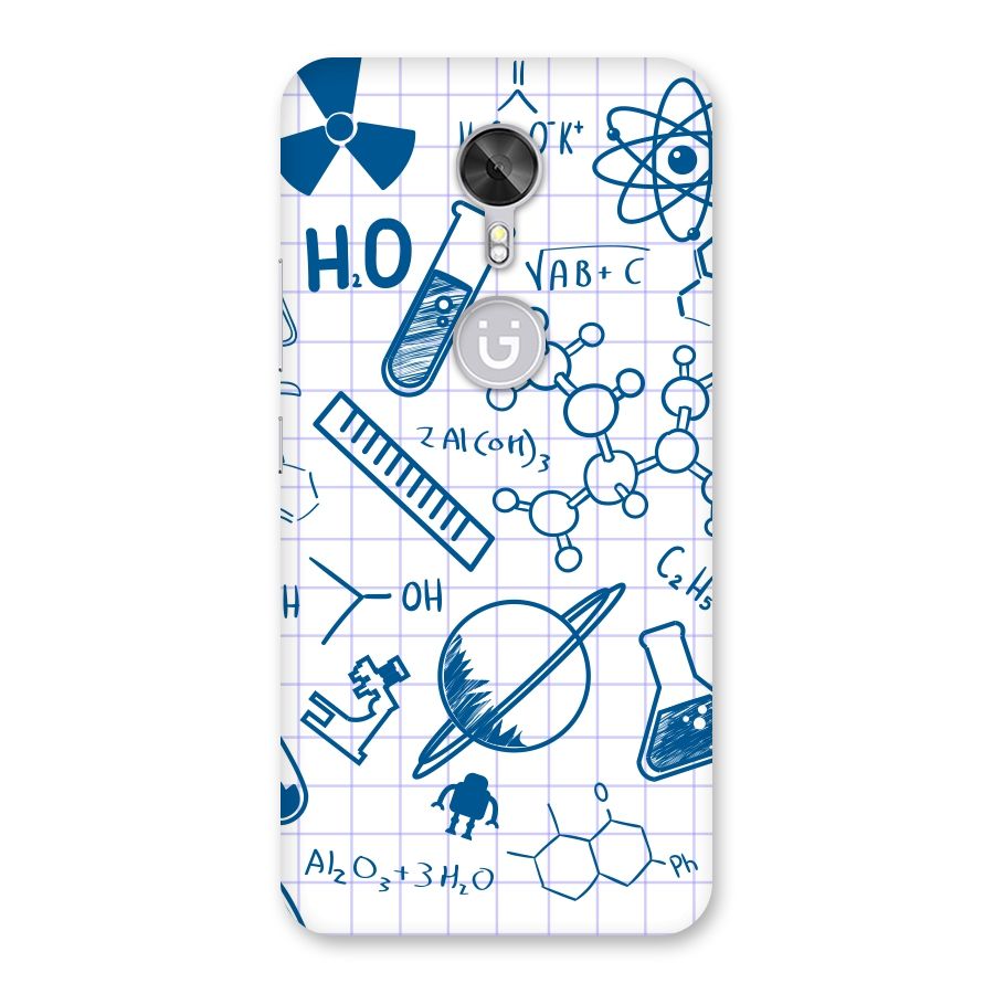 Science Notebook Back Case for Gionee A1