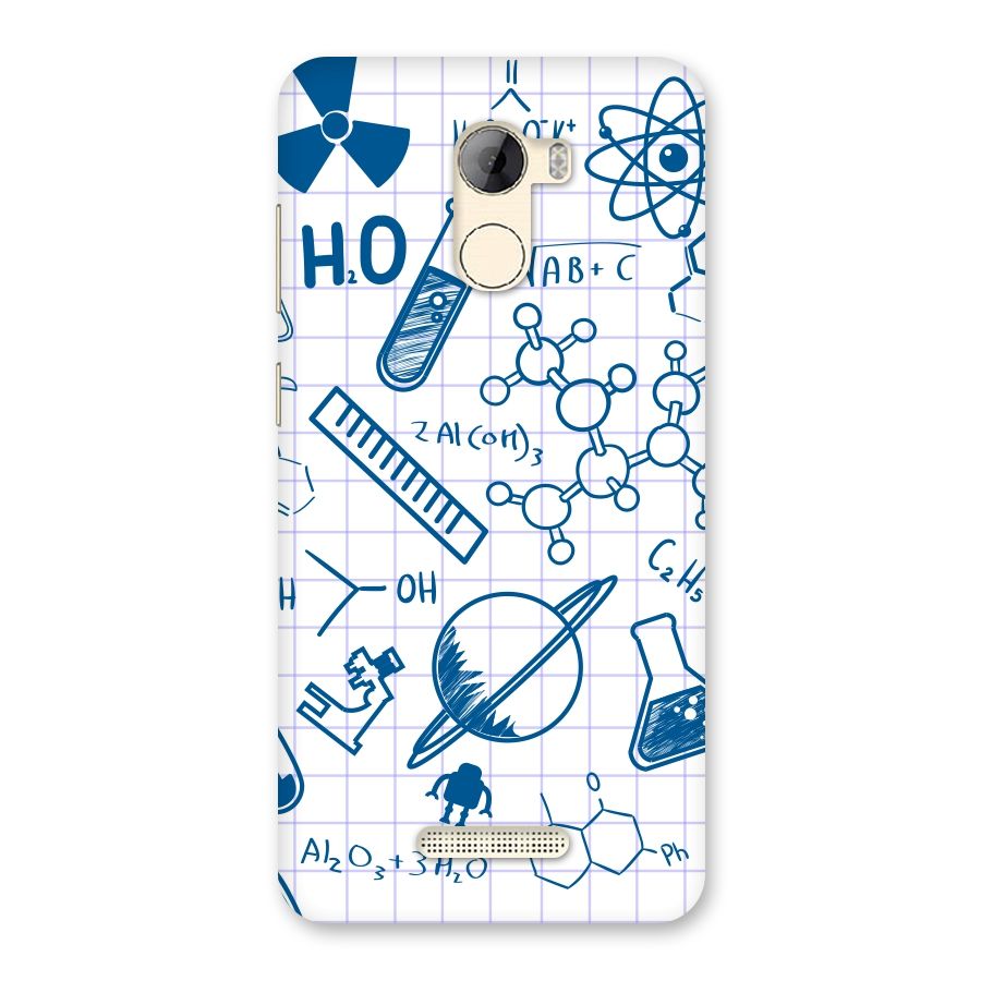 Science Notebook Back Case for Gionee A1 LIte