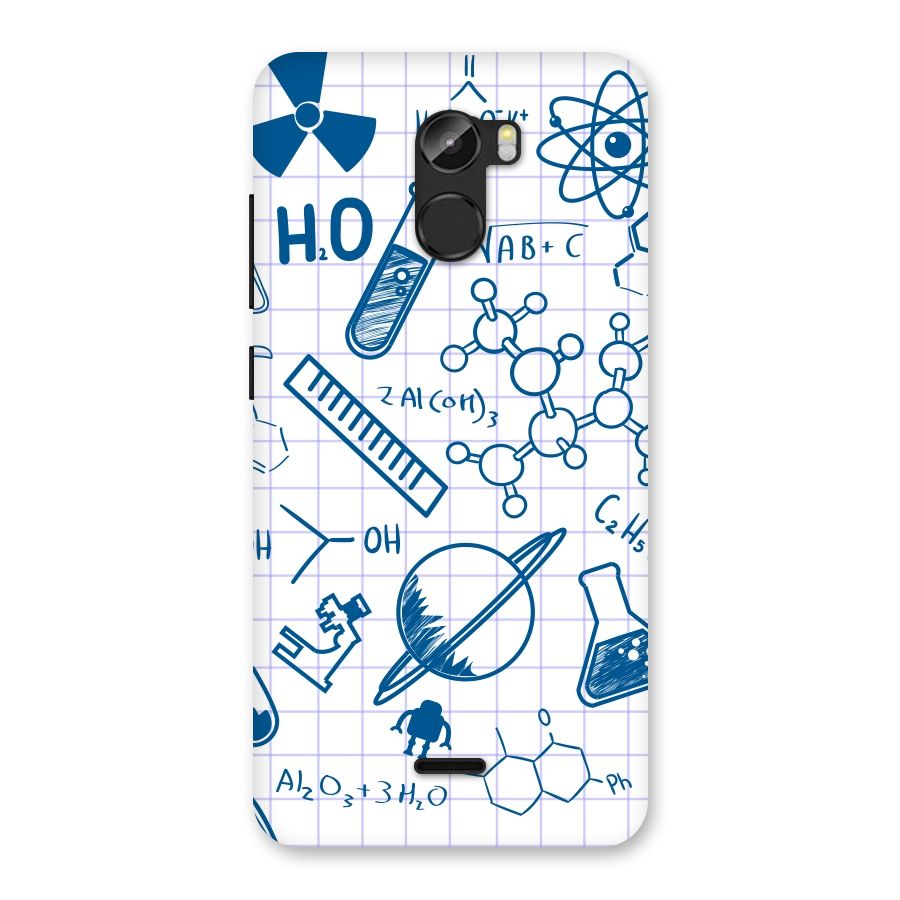 Science Notebook Back Case for Gionee X1