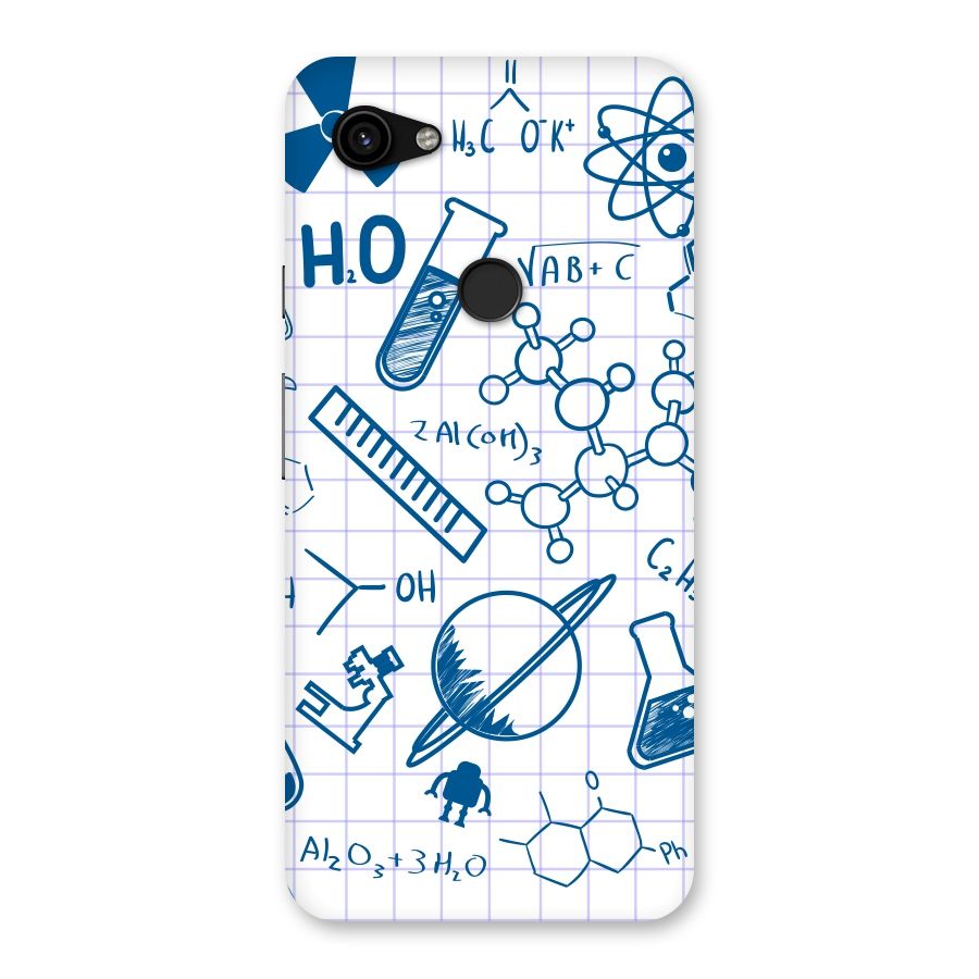 Science Notebook Back Case for Google Pixel 3a XL