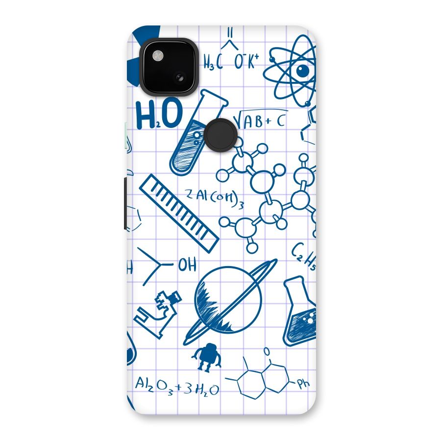 Science Notebook Back Case for Google Pixel 4a