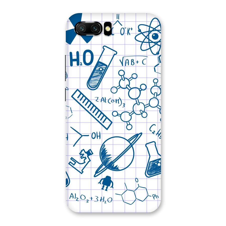 Science Notebook Back Case for Honor 10