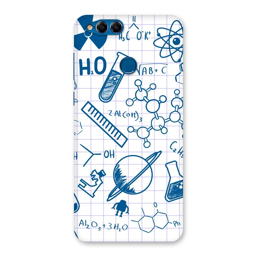 Science Notebook Back Case for Honor 7X