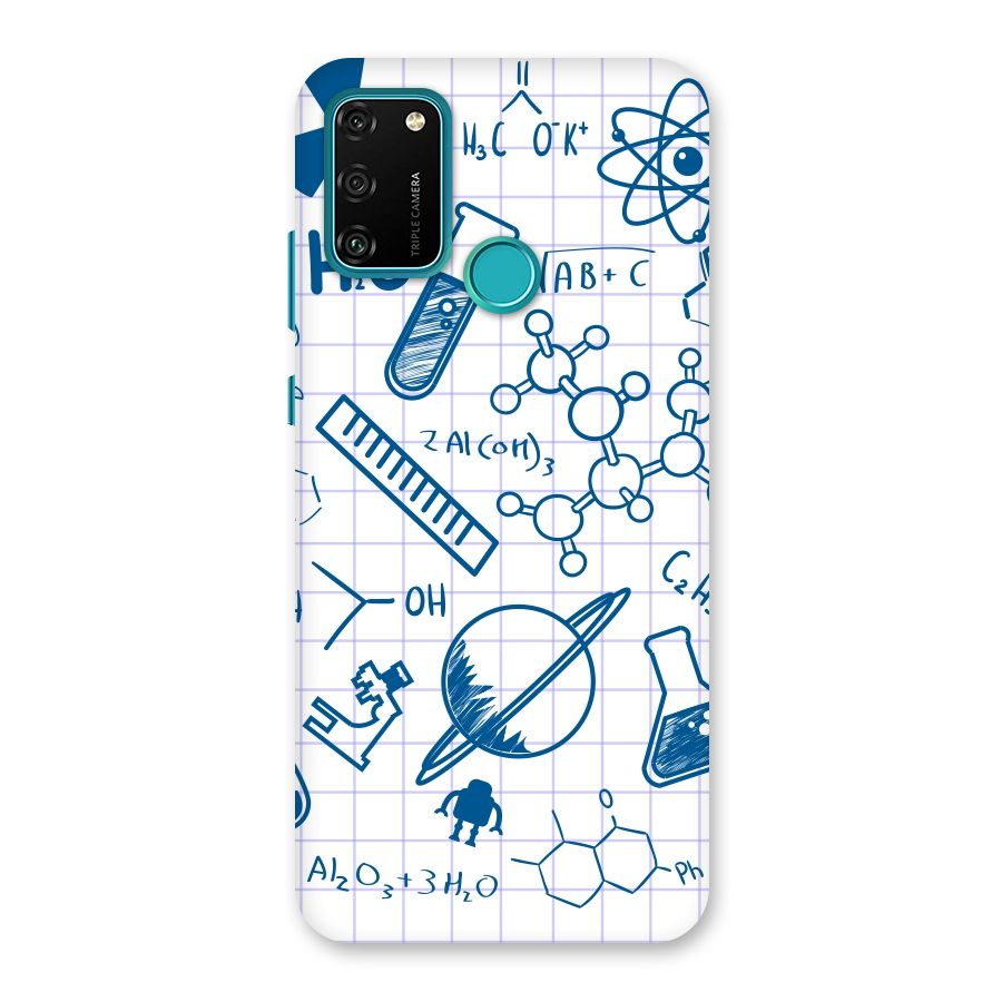 Science Notebook Back Case for Honor 9A