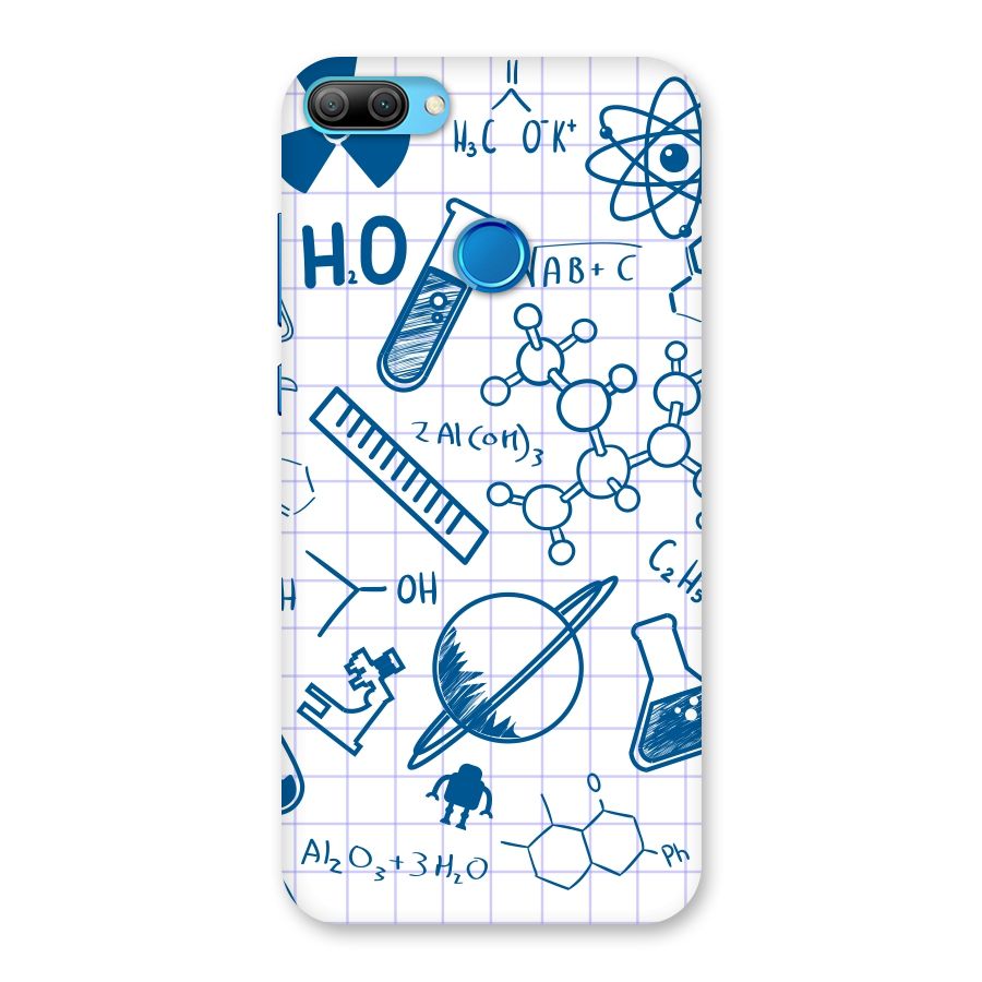 Science Notebook Back Case for Honor 9N