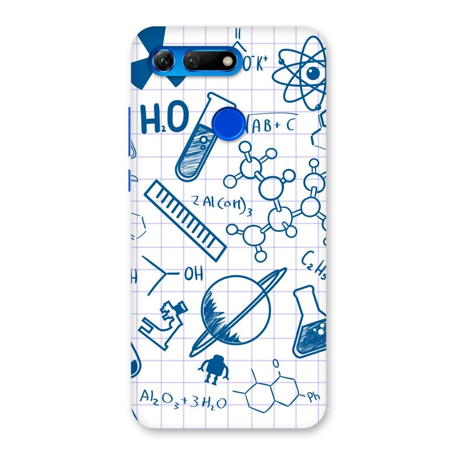 Science Notebook Back Case for Honor View 20