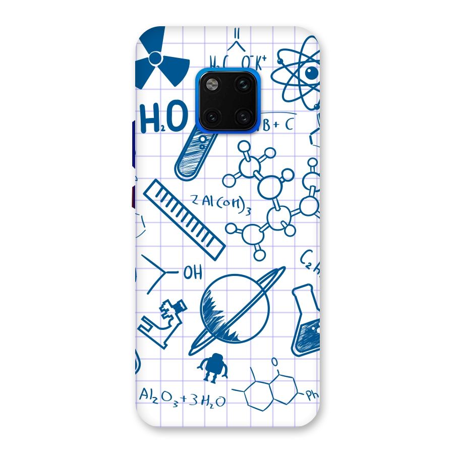 Science Notebook Back Case for Huawei Mate 20 Pro