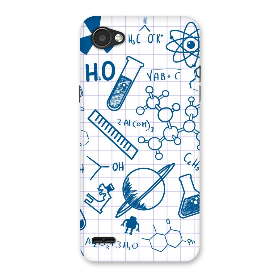 Science Notebook Back Case for LG Q6
