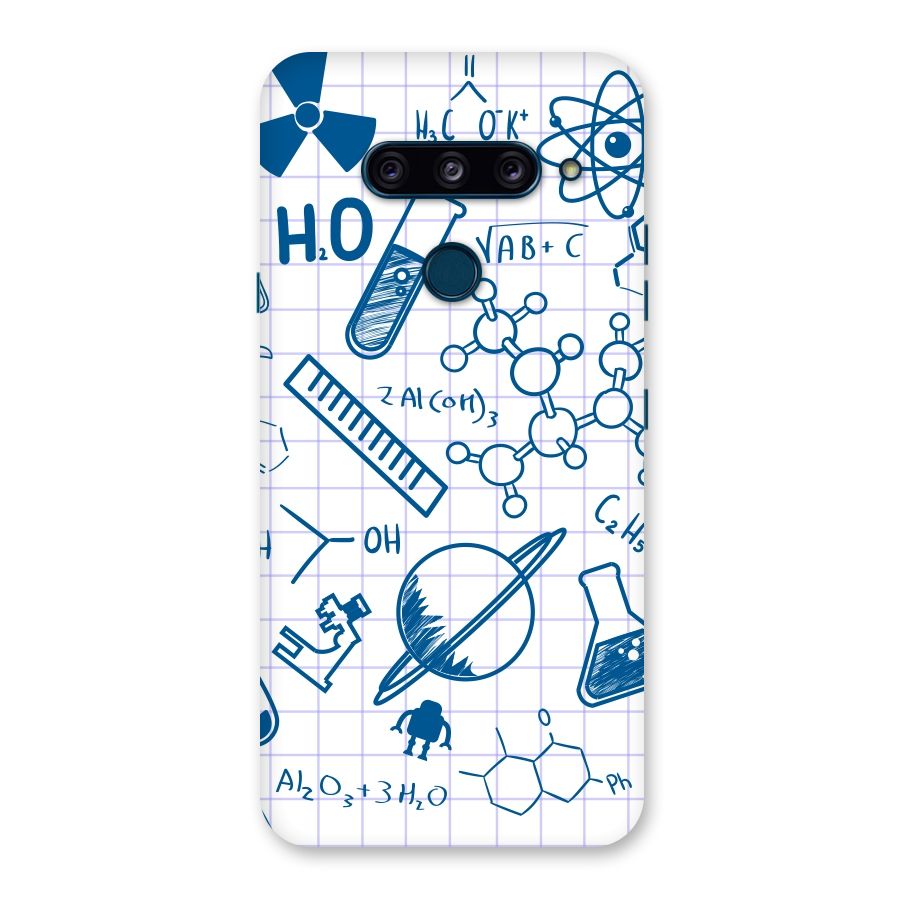 Science Notebook Back Case for LG  V40 ThinQ