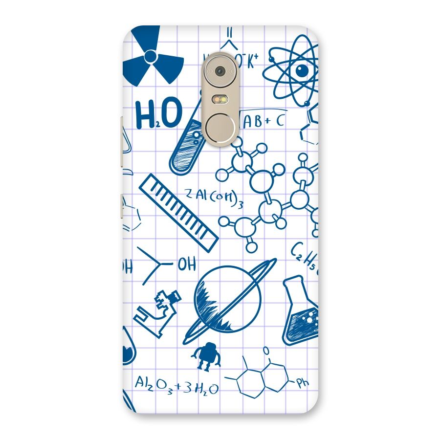 Science Notebook Back Case for Lenovo K6 Note