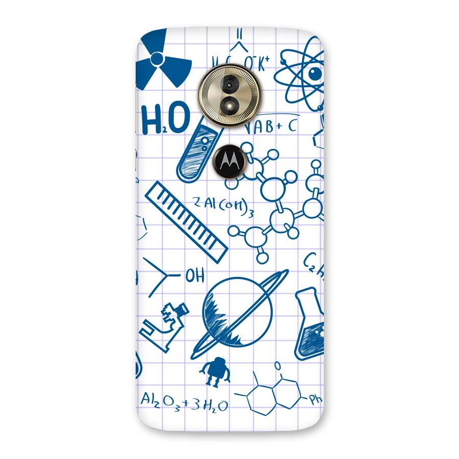 Science Notebook Back Case for Moto G6 Play