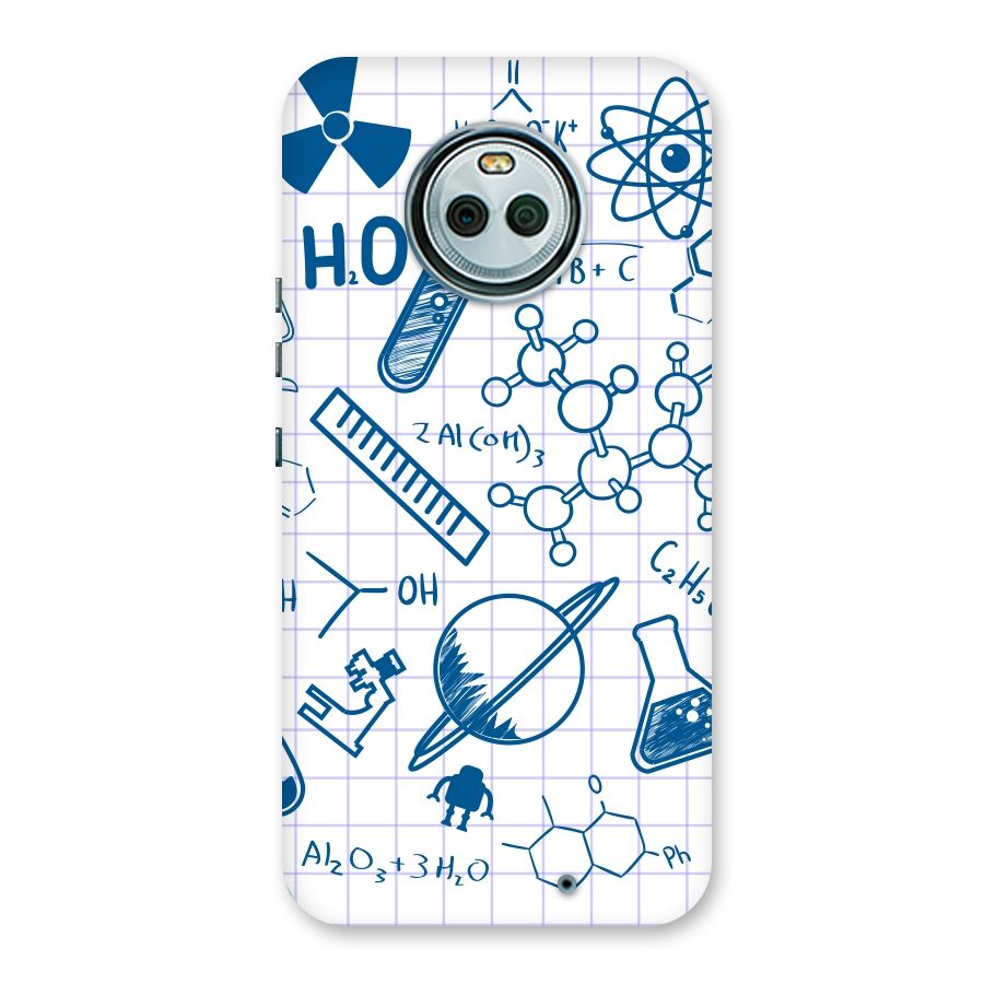 Science Notebook Back Case for Moto X4