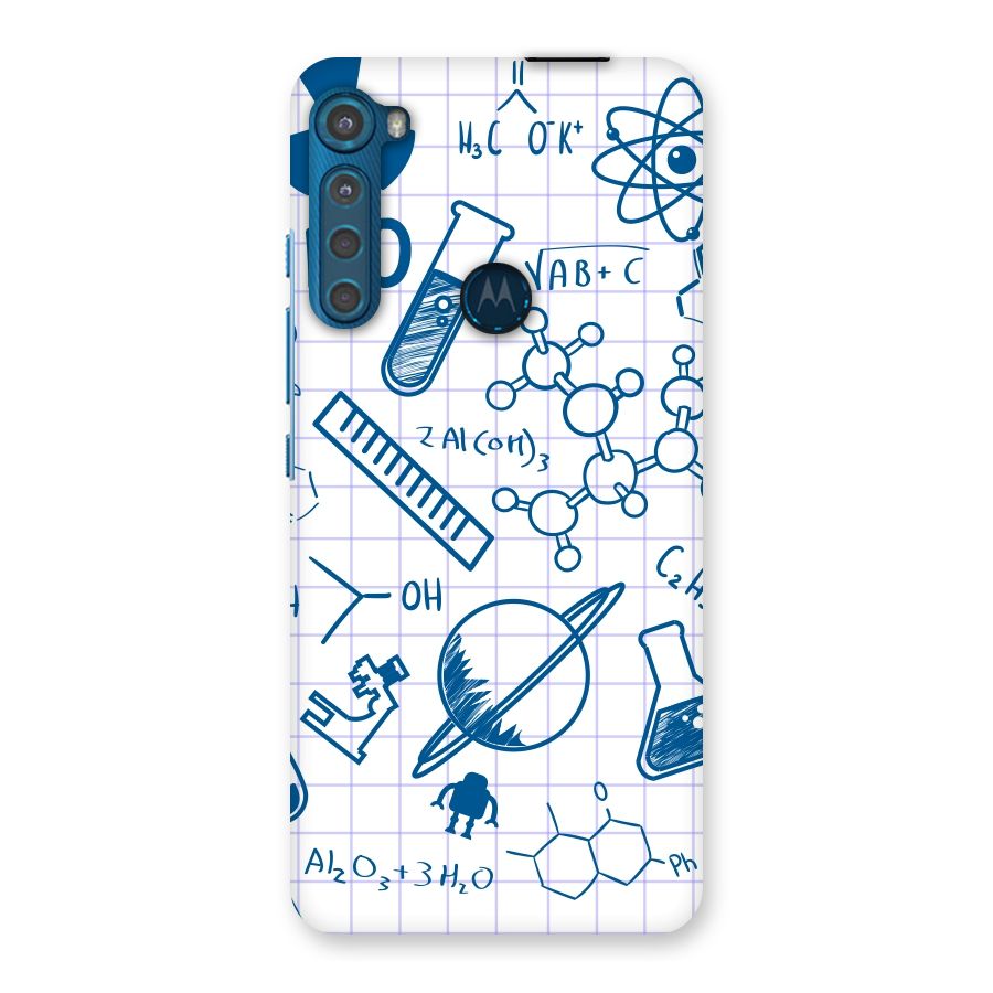 Science Notebook Back Case for Motorola One Fusion Plus
