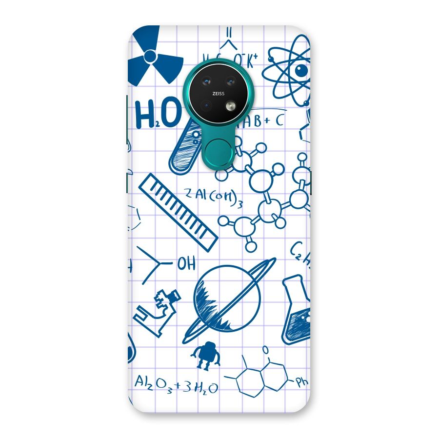Science Notebook Back Case for Nokia 7.2