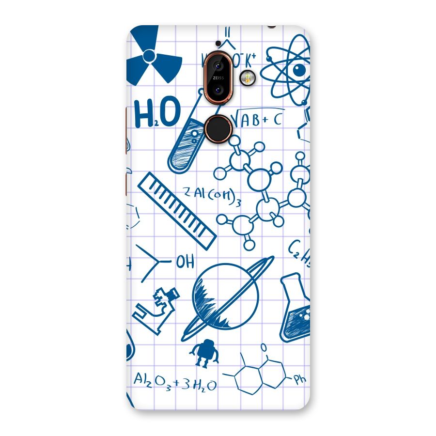 Science Notebook Back Case for Nokia 7 Plus