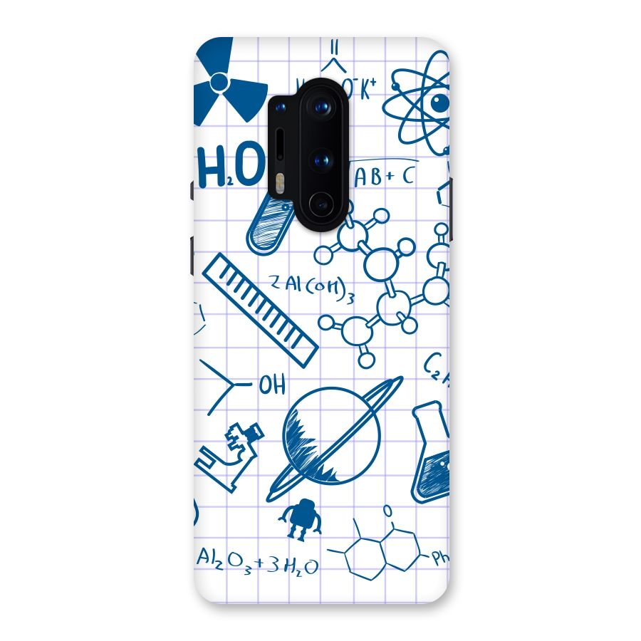 Science Notebook Back Case for OnePlus 8 Pro