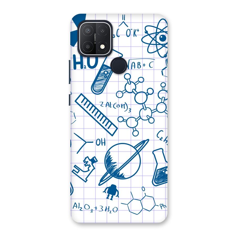 Science Notebook Back Case for Oppo A15