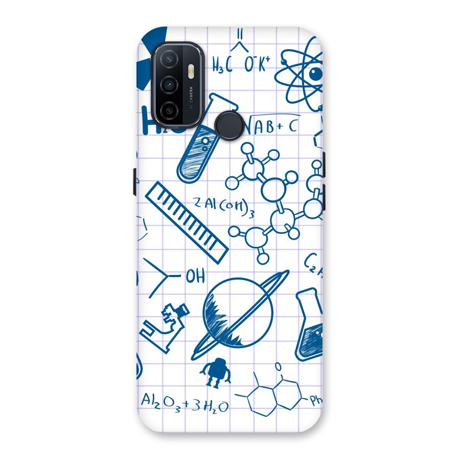 Science Notebook Back Case for Oppo A32