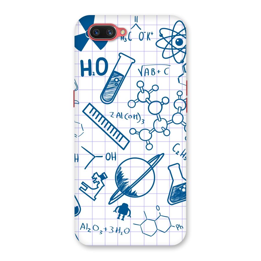 Science Notebook Back Case for Oppo A3s