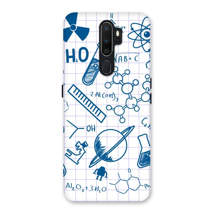 Science Notebook Back Case for Oppo A5 (2020)