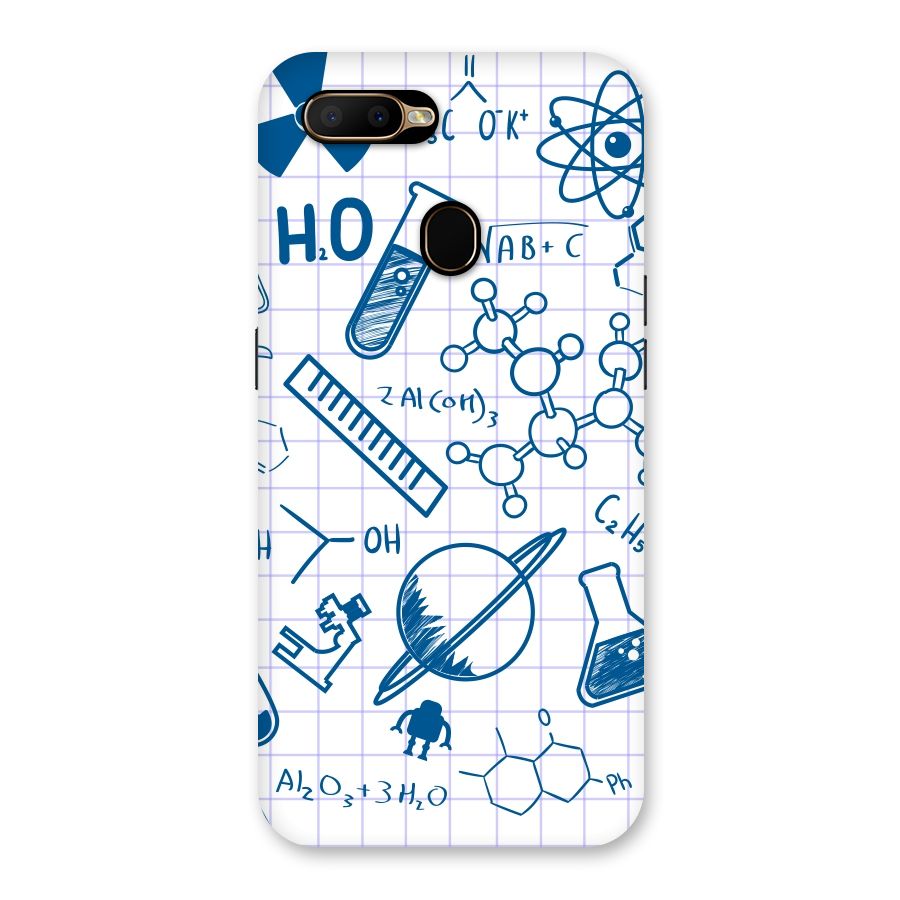 Science Notebook Back Case for Oppo A5s