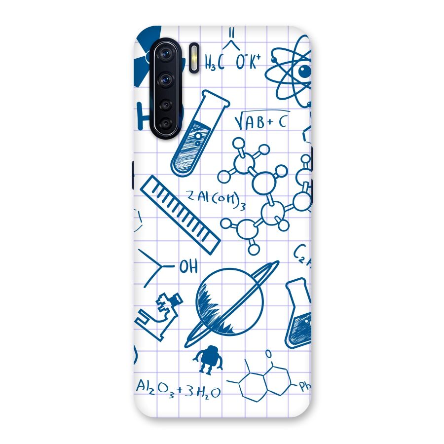 Science Notebook Back Case for Oppo F15