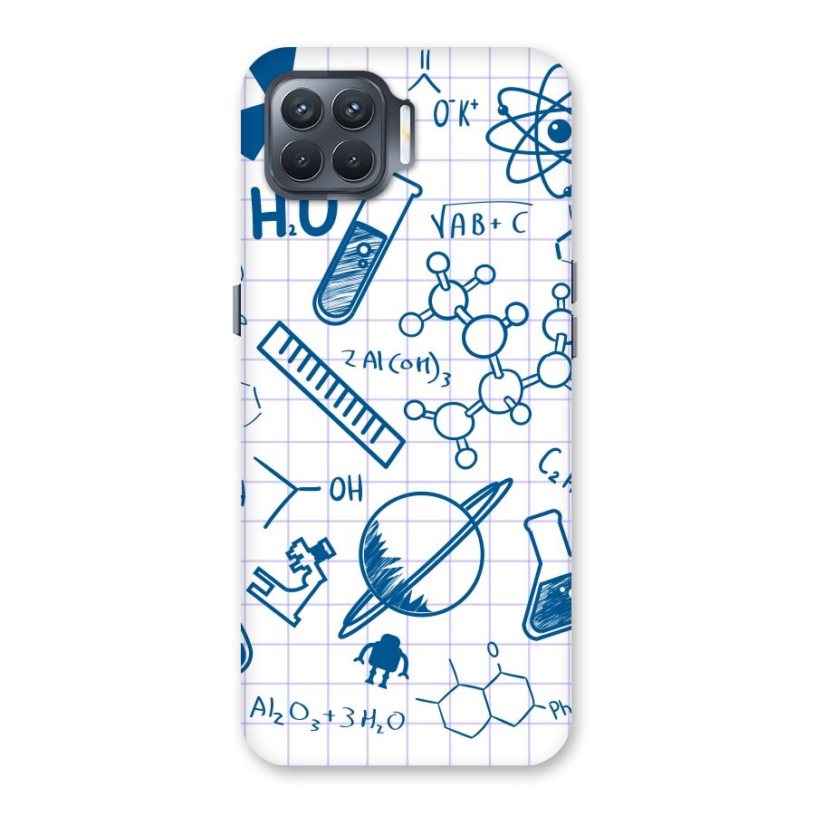 Science Notebook Back Case for Oppo F17 Pro
