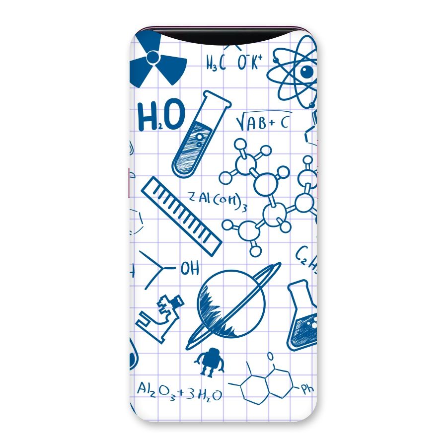 Science Notebook Back Case for Oppo Find X
