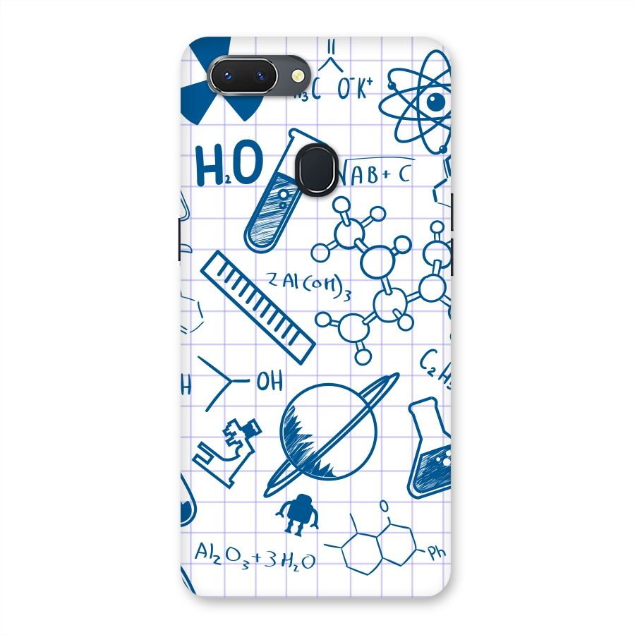 Science Notebook Back Case for Oppo Realme 2
