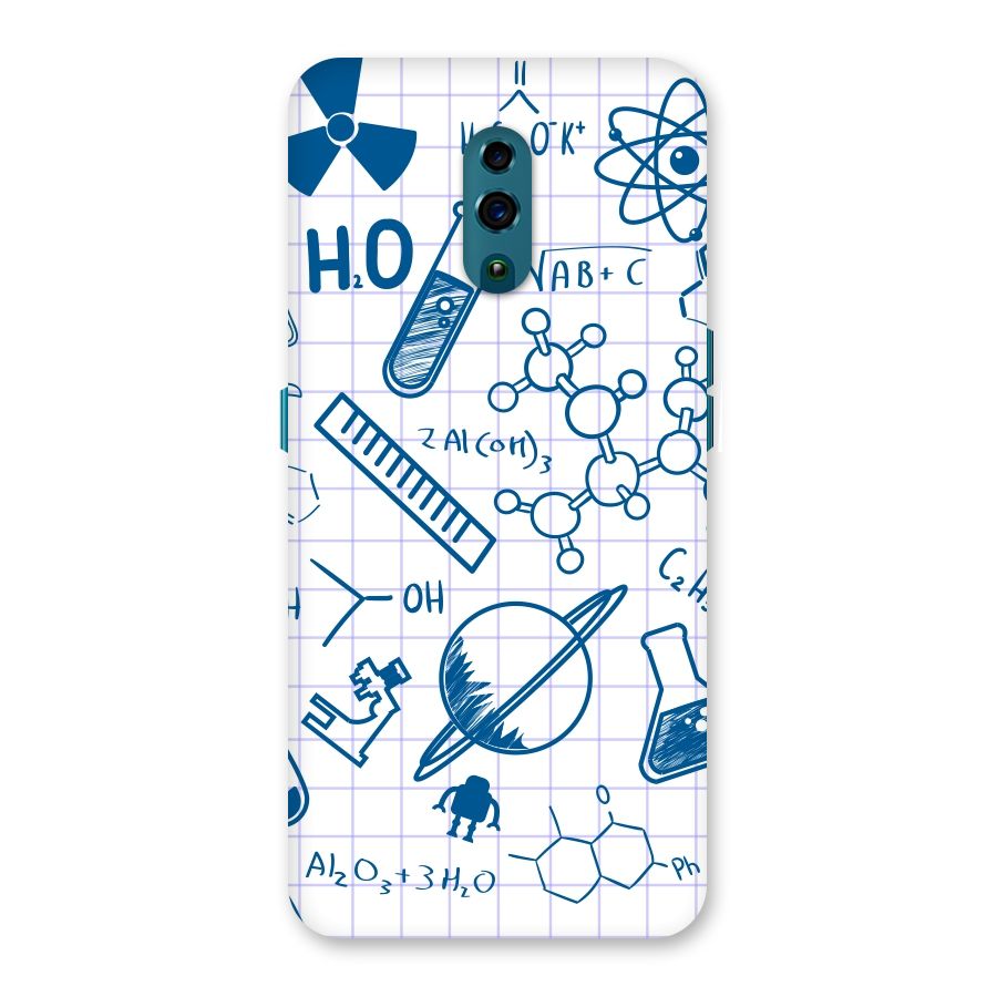 Science Notebook Back Case for Oppo Reno