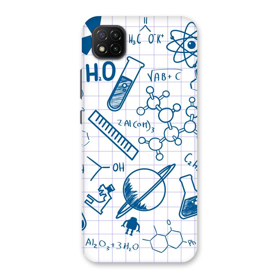 Science Notebook Back Case for Poco C3